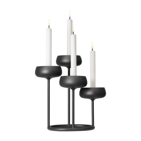 IITTALA NAPPULA CANDELABRA DONKERGRIJS 251X263 MM - Afbeelding 2