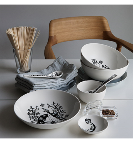 IITTALA TAIKA ZWART BORD 27CM - Afbeelding 3