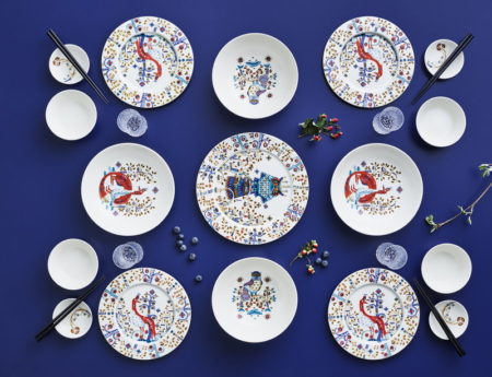 IITTALA TAIKA WIT SERVEERBORD OVAAL 41CM - Afbeelding 2