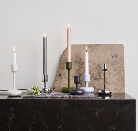 IITTALA NAPPULA STAAL KANDELAAR 183 MM - Afbeelding 2