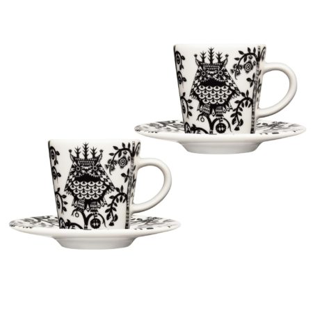 IITTALA TAIKA ZWART ESPRESSO SCHOTEL 11CM - Afbeelding 2