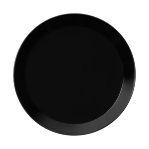 IITTALA TEEMA ZWART PLAT BORD 26 CM