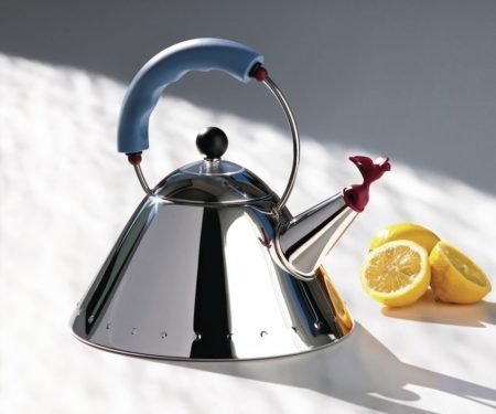 ALESSI BIRD FLUITKETEL BLAUW - Afbeelding 2