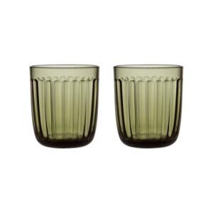 IITTALA RAAMI MOSGROEN GLAS 26 CL – SET 2 STUKS