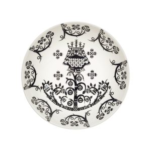 IITTALA TAIKA ZWART SCHAAL / DIEP BORD 20CM