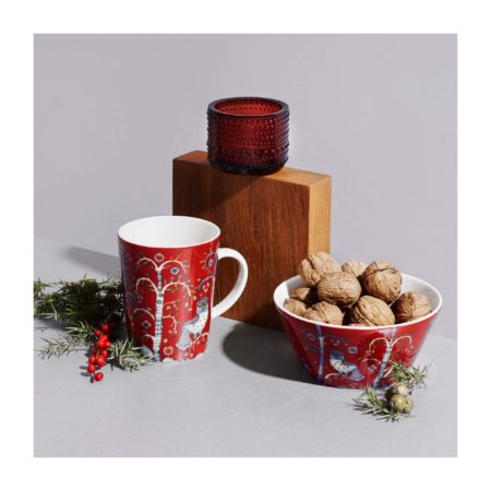 IITTALA TAIKA ROOD BORD 22CM - Afbeelding 2