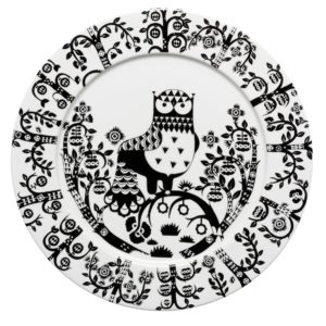 IITTALA TAIKA ZWART BORD 30CM