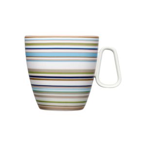IITTALA ORIGO BEIGE BEKER MET OOR 0,4 L