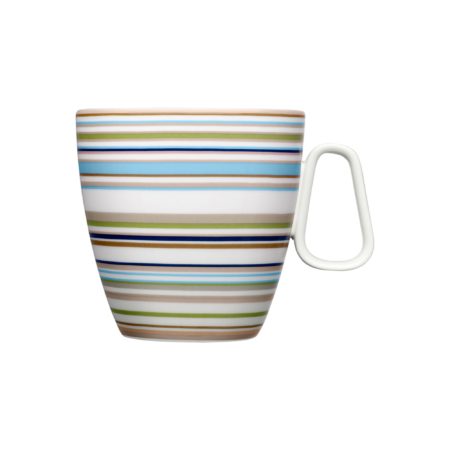 IITTALA ORIGO BEIGE BEKER MET OOR 0,4 L