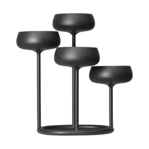 IITTALA NAPPULA CANDELABRA DONKERGRIJS 251X263 MM