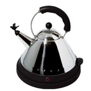 ALESSI BIRD WATERKOKER ZWART