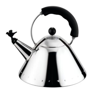 ALESSI BIRD FLUITKETEL ZWART