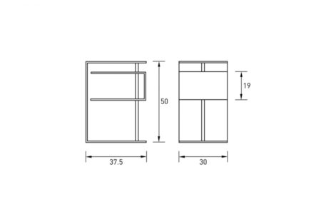 RADIUS BIJZETTAFEL X-CENTRIC ORANJE - Afbeelding 3