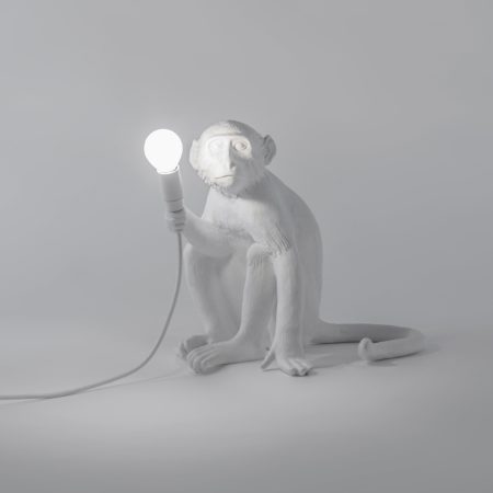 SELETTI MONKEY LAMP SITTING TAFELLAMP WIT - Afbeelding 11