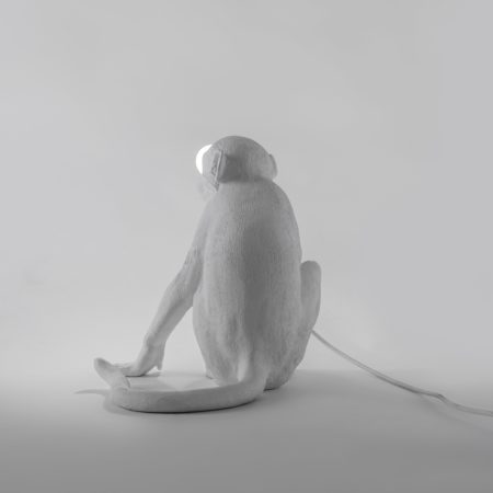 SELETTI MONKEY LAMP SITTING TAFELLAMP WIT - Afbeelding 10
