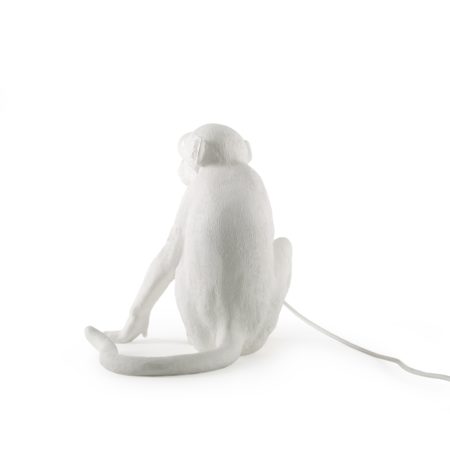 SELETTI MONKEY LAMP SITTING TAFELLAMP WIT - Afbeelding 5