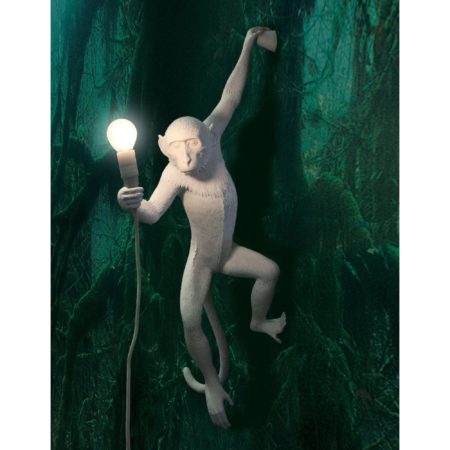 SELETTI MONKEY LAMP HANGING WANDLAMP WIT - Afbeelding 2