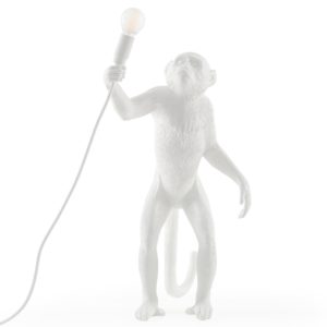 SELETTI MONKEY LAMP STANDING TAFELLAMP WIT