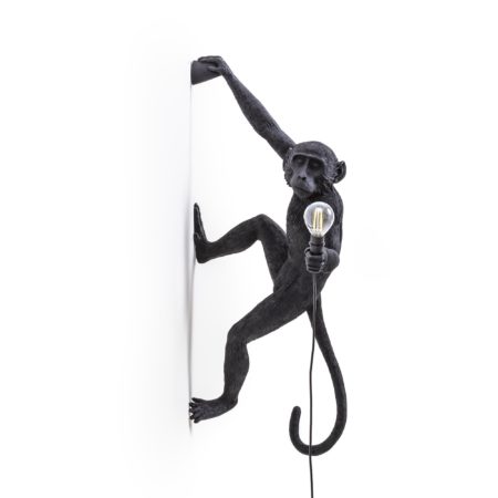 SELETTI MONKEY LAMP OUTDOOR HANGING WANDLAMP ZWART - Afbeelding 3