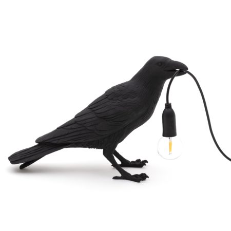 SELETTI BIRD LAMP ZWART - Afbeelding 4