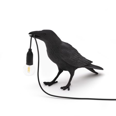 SELETTI BIRD LAMP ZWART - Afbeelding 3