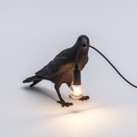 SELETTI BIRD LAMP ZWART - Afbeelding 7
