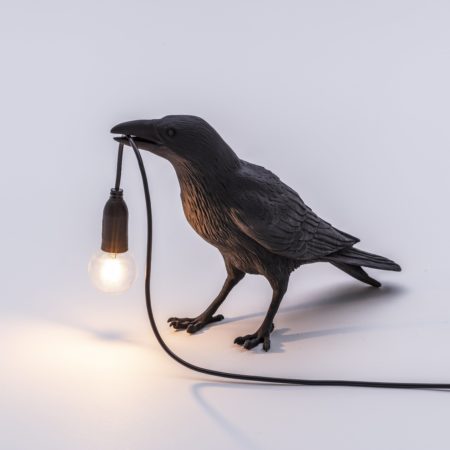 SELETTI BIRD LAMP ZWART - Afbeelding 6