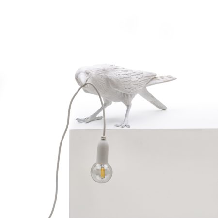 SELETTI BIRD LAMP WIT - Afbeelding 2