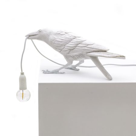 SELETTI BIRD LAMP WIT - Afbeelding 4