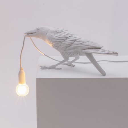 SELETTI BIRD LAMP WIT - Afbeelding 9