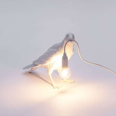 SELETTI BIRD LAMP WIT - Afbeelding 5