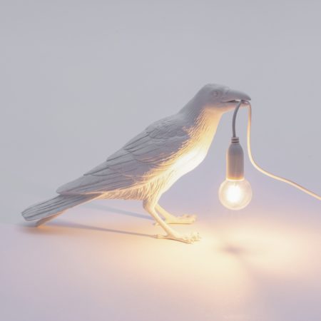 SELETTI BIRD LAMP WIT - Afbeelding 4
