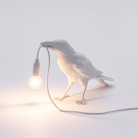 SELETTI BIRD LAMP WIT - Afbeelding 3