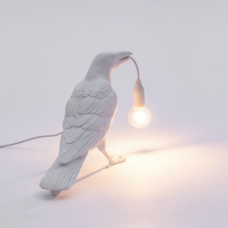 SELETTI BIRD LAMP WIT - Afbeelding 2