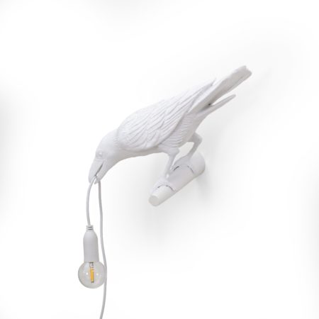 SELETTI BIRD WANDLAMP WIT - Afbeelding 4