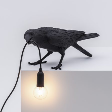SELETTI BIRD LAMP ZWART - Afbeelding 5