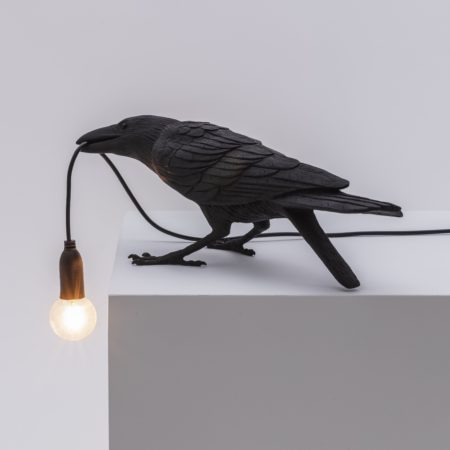 SELETTI BIRD LAMP ZWART - Afbeelding 8