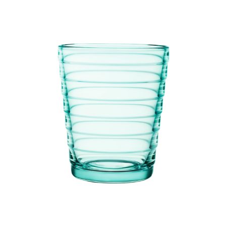 IITTALA AINO AALTO GLAS 22CL WATERGROEN - 2 stuks - Afbeelding 2