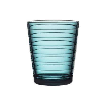 IITTALA AINO AALTO GLAS 22CL ZEEBLAUW - 2 stuks - Afbeelding 2