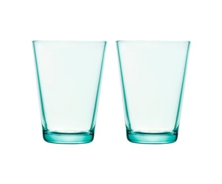IITTALA KARTIO WATERGROEN GLAS 40CL – SET 2 STUKS