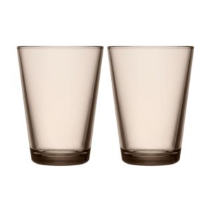 IITTALA KARTIO LINNEN GLAS 40CL – SET 2 STUKS