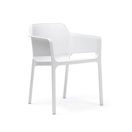 NARDI DINING TUINSTOEL -NET- WIT