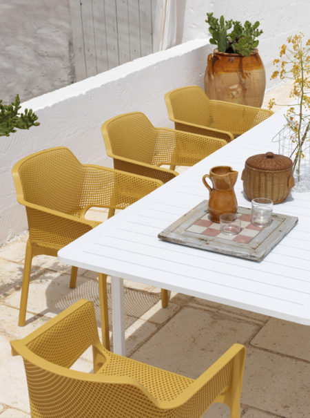 NARDI DINING TUINSTOEL -NET- MOSTERDGEEL - Afbeelding 7
