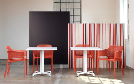 NARDI DINING TUINSTOEL -NET- KORAALROOD - Afbeelding 2