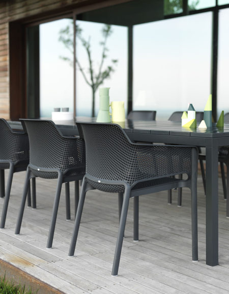 NARDI DINING TUINSTOEL -NET- ANTRACIET - Afbeelding 6