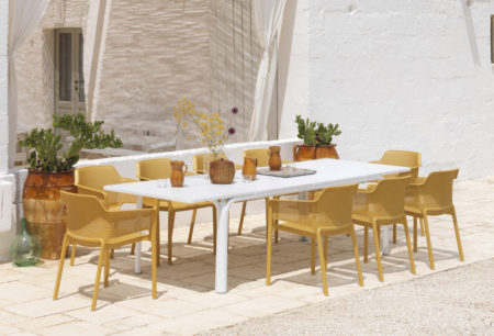 NARDI DINING TUINSTOEL -NET- MOSTERDGEEL - Afbeelding 4