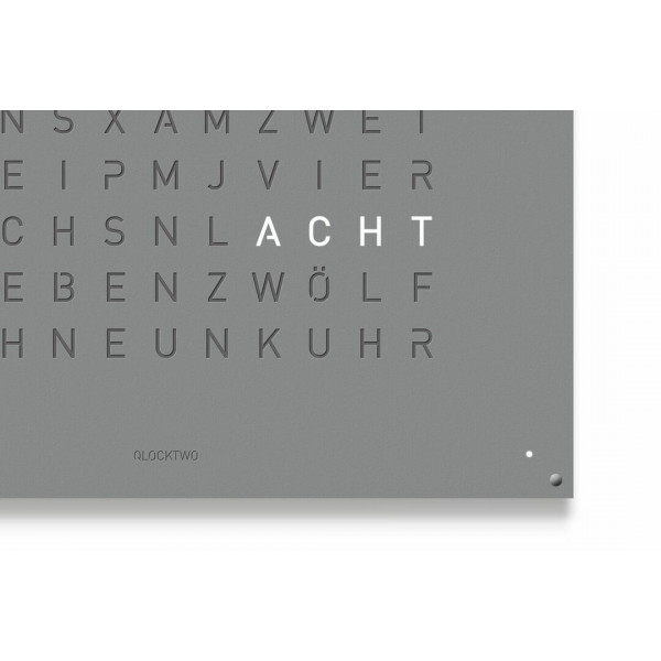 QLOCKTWO EARTH 45 GREY PEPPER - Afbeelding 3