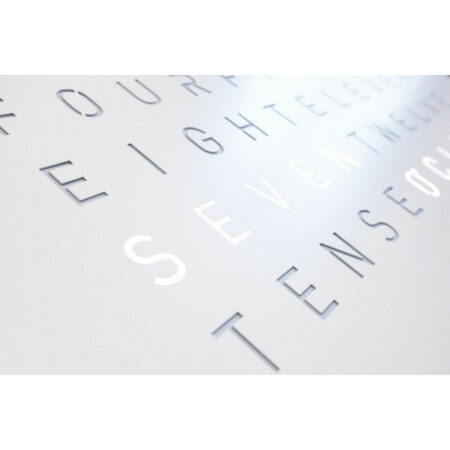 QLOCKTWO EARTH 45 WHITE PEPPER - Afbeelding 2