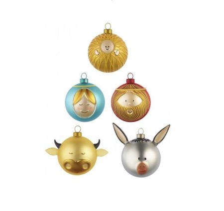 Alessi Kerstballenset per 5