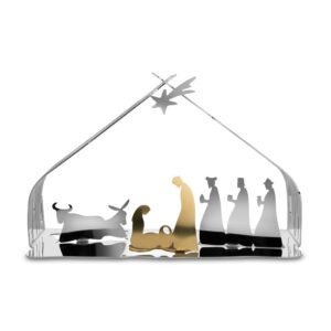 Alessi Bark Crib Kerststal RVS